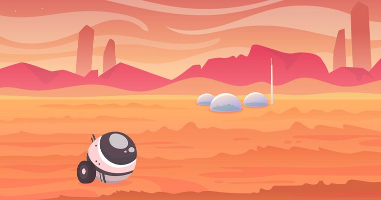 Mars is the fourth planet from the Sun