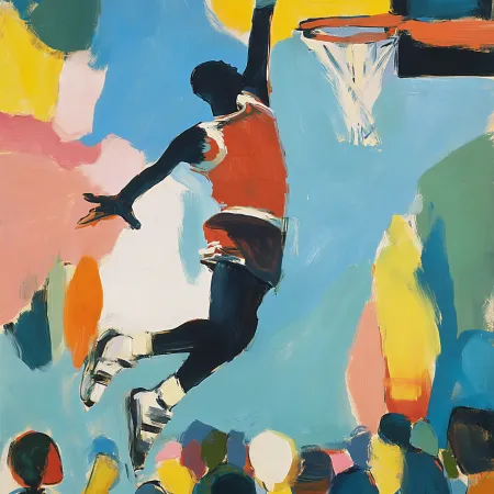 Image of: Jordan's legendary dunk