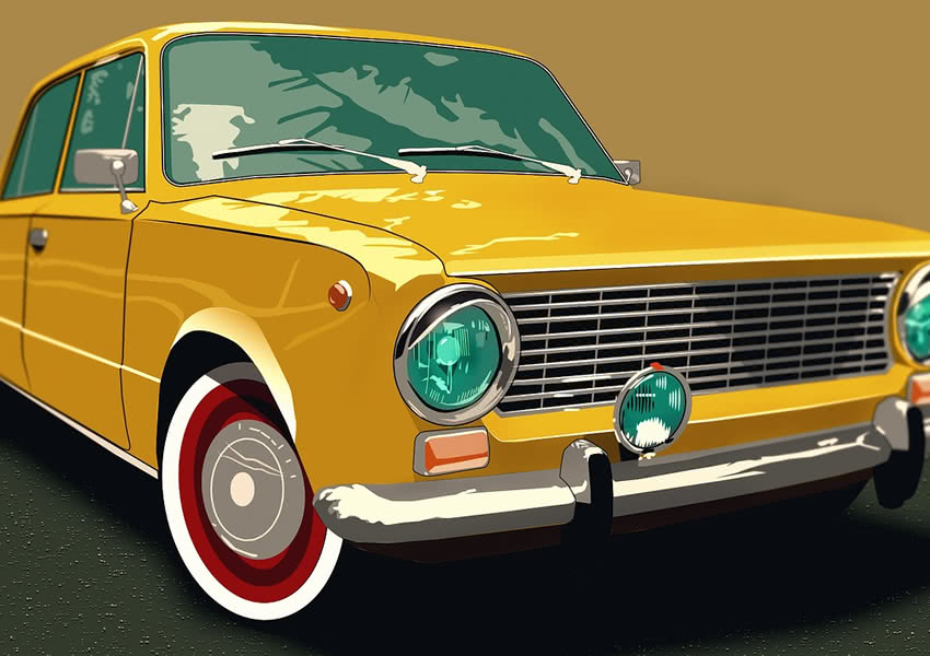 15 Awesome Vectorized Car